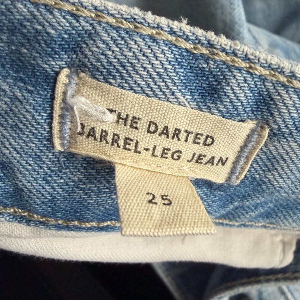 Madewell The Darted Barrel-Leg Jean NU023 Size 25 - Picture 7 of 16